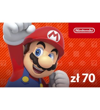 eShop Prepaid Card PLN 70 PL Nintendo eShop Key 